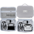 For DJI Mini 5 Pro Fly More Integrated PU Organizer Bag Portable Travel Shoulder Bag