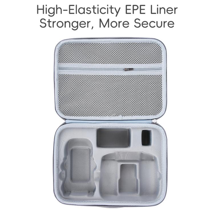 For DJI Mini 5 Pro Fly More Integrated PU Organizer Bag Portable Travel Shoulder Bag