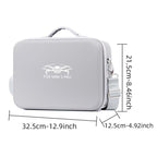 For DJI Mini 5 Pro Fly More Integrated PU Organizer Bag Portable Travel Shoulder Bag