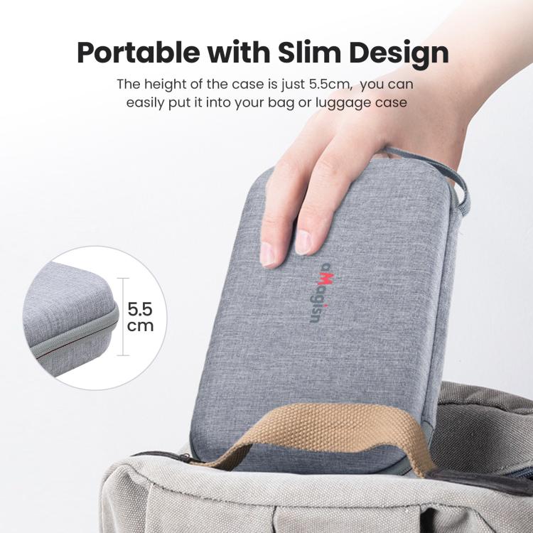 For Insta360 GO Ultra aMagisn Storage Case Protective Bag for Camera, Silicone Sleeve, Cage, Selfie Stick and Accessories, For Insta360 GO Ultra