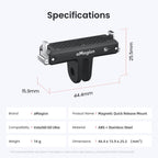 For Insta360 Go Ultra Camera aMagisn Quick Release Magnetic Base Plastic Mount Adapter