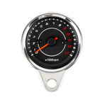 Motorcycle LED Backlit Engine Speedometer, 7566