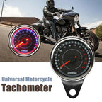 Motorcycle LED Backlit Engine Speedometer, 7566