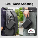 Flymile Carrying Case For DJI Osmo Action 5 Pro/4/3 Grip Cage Version Portable Handdbag, Handbag