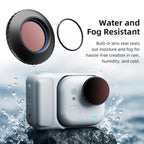 For Insta360 GO Ultra aMagisn Waterproof Filter Aluminum Alloy Frame Anti-fog Lens, UV, CPL, ND8/16/32/64, ND8/16/32+CPL