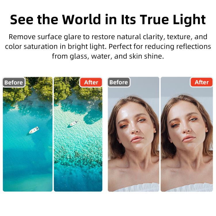 For Insta360 GO Ultra aMagisn Waterproof Filter Aluminum Alloy Frame Anti-fog Lens, UV, CPL, ND8/16/32/64, ND8/16/32+CPL