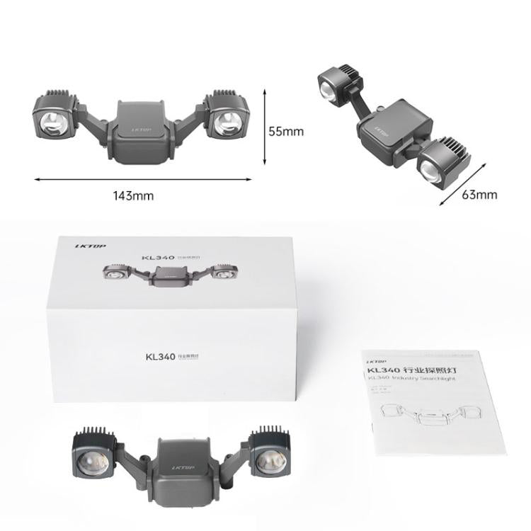 LKTOP KL340 40W Searchlight Drone Mounted Colorful Flashing Lamp, For DJI Matrice 4E / 4T