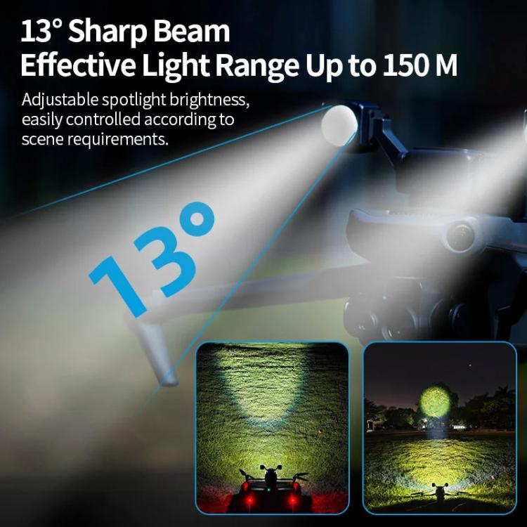 LKTOP KL340 40W Searchlight Drone Mounted Colorful Flashing Lamp, For DJl Mavic 3T / 3E