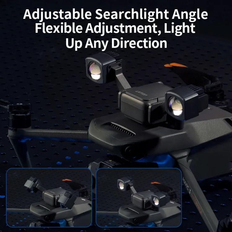 LKTOP KL340 40W Searchlight Drone Mounted Colorful Flashing Lamp, For DJl Mavic 3T / 3E