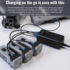 For DJI Matrice 4T / 4E LKTOP UC342 200W 3-Channel Charger Aerial Photography Charging Butler, US Plug, EU Plug
