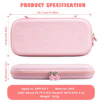 For Nintendo Switch 2 Sakura Accessories Bundle Portable Carrying Case with Shell, 4 Thumb Grips, Screen Protector & Stand, Bundle