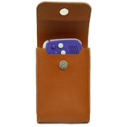 ANBERNIC RG34XX Handheld Game Console Storage Case Game Console Leather Cover, Brown