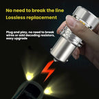 25W Automotive LED Anti-Flicker Decoded Turn Signal Light With Fan, 1156 150 Degree, 1156 180 Degree, T20 / 7440