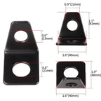 2pcs L-shaped Seat Belt Anchor For Automotive Modification