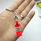 2 PCS Fashion Metal Keyring Car Keychain Auto Key Chain Key Ring, Black, Blue, White, Red, Purple, Gold, Green