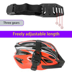 Universal Bike Helmet Camera Mount Adjustable Strap For Vented/Skeleton Helmets Compatible With GoPro, Insta360, DJI and Other Action Cameras