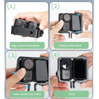 For DJI Osmo Nano Camera Plastic Cage Extended Protective Frame, Plastic Cage