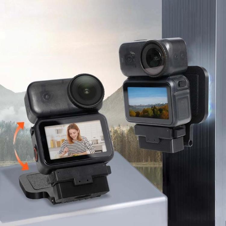 For DJI Osmo Nano Camera & Vision Dock Magnetic Backplate Desktop Stand, Standard, With Neck Strap