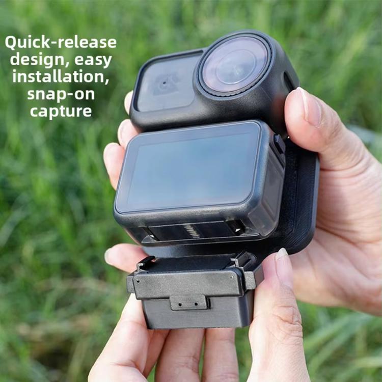For DJI Osmo Nano Camera & Vision Dock Magnetic Backplate Desktop Stand, Standard, With Neck Strap