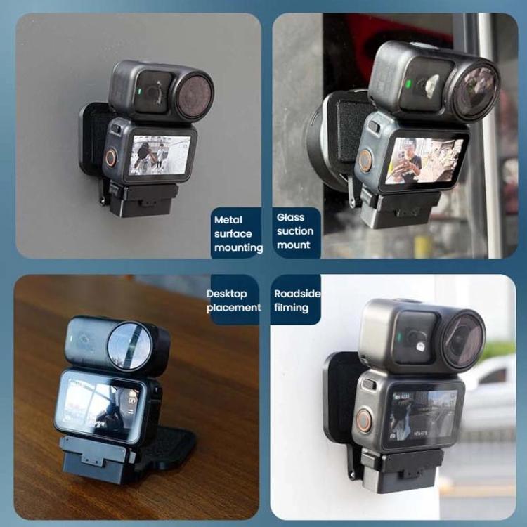 For DJI Osmo Nano Camera & Vision Dock Magnetic Backplate Desktop Stand, Standard, With Neck Strap