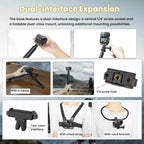 For DJI Osmo Nano Magnetic Quick-Release Adapter Base With 2-Claw & 1/4-Inch Screw Hole, Adapter Base