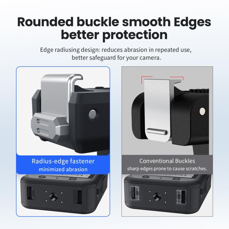 aMagisn TN10 Bidirectional Magnetic Quick Release Mount For DJI Nano / Osmo 360 / Action 5 Pro / 4 / 3, TN10 ABS