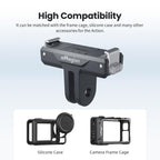 aMagisn TN10 Bidirectional Magnetic Quick Release Mount For DJI Nano / Osmo 360 / Action 5 Pro / 4 / 3, TN10 ABS