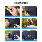 Flymile Neck-Mounted Magnetic Action Camera Bracket For DJI Osmo 360 / Pocket 3 / Action 5 Pro / Insta360 X5
