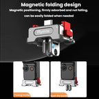 For DJI Osmo Pocket 3 Flymile Dual-Port 1/4" Thread Magnetic Quick-Release Charging Adapter