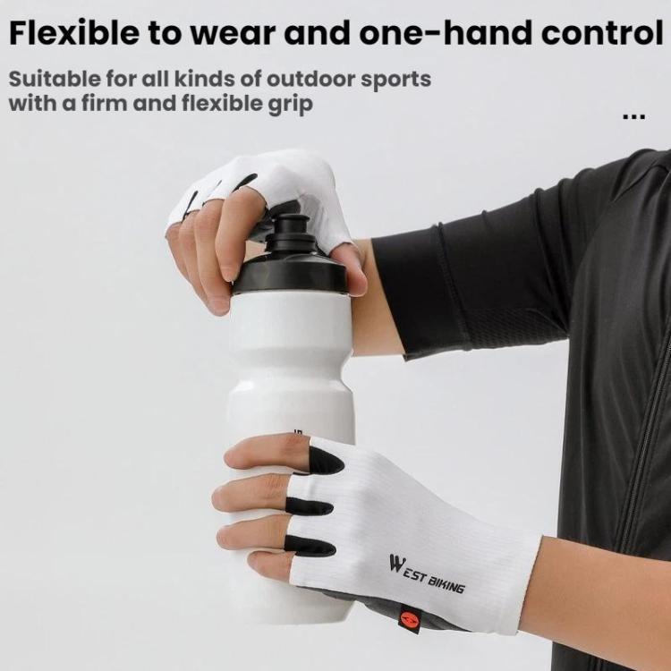 WEST BIKING Cushioned Breathable Non-slip Cycling Training Gloves, M, L, XL, XXL