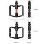 WEST BIKING Road Bike Aluminum Triple-Pierced Pedals