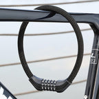 WEST BIKING Extended Portable Bicycle Steel Cable Anti-Theft Combination Lock