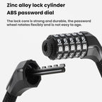 WEST BIKING Extended Portable Bicycle Steel Cable Anti-Theft Combination Lock