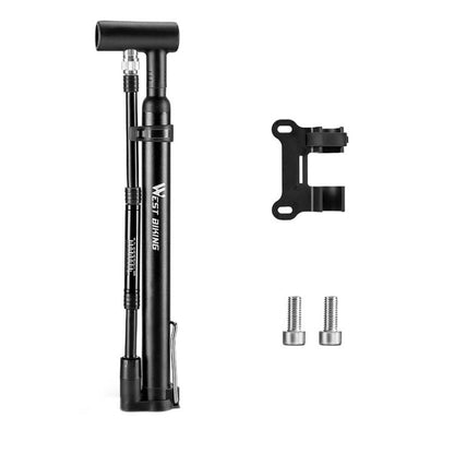 WEST BIKING Mini Portable Bicycle High-Pressure 120PSI Pump