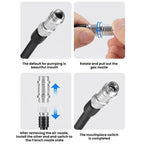 WEST BIKING Mini Portable Bicycle High-Pressure 120PSI Pump