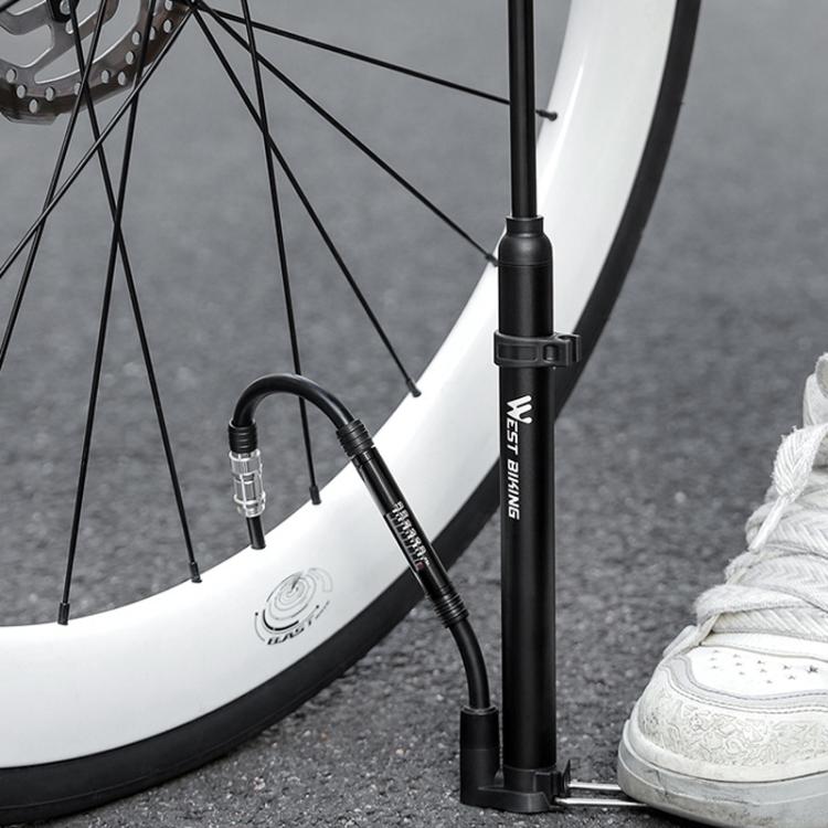 WEST BIKING Mini Portable Bicycle High-Pressure 120PSI Pump