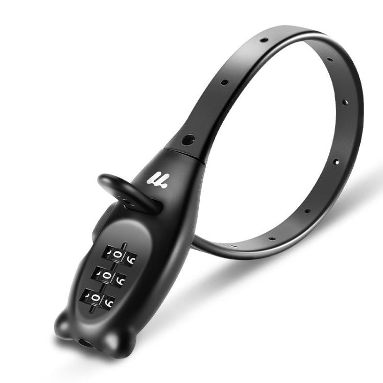WEST BIKING Bicycle/Motorcycle Helmet Anti-Theft Portable Combination Cable Tie Lock, Bear Short, Bear Long, Regular Short, Regular Long