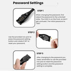 WEST BIKING Bicycle/Motorcycle Helmet Anti-Theft Portable Combination Cable Tie Lock, Bear Short, Bear Long, Regular Short, Regular Long