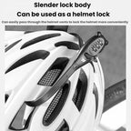 WEST BIKING Bicycle/Motorcycle Helmet Anti-Theft Portable Combination Cable Tie Lock, Bear Short, Bear Long, Regular Short, Regular Long