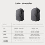 Camera Backpack For Laptop/DSLR/Mirrorless & Drones Creative Shooting & Daily Commute Bag, 16L 14inch, 22L 16inch
