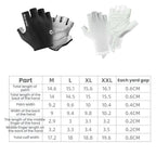 WEST BIKING Breathable Shock-absorbing Non-slip Half-finger Cycling Gloves, M, L, XL, XXL