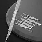 MaAnt M077 150pcs /Box Double-sided Flat Blade Cell Phone Repair Back Cover Removal Artistic Engraving Knife Blade, No. 4A, No. 4, No. 11, No. 16, No. 17
