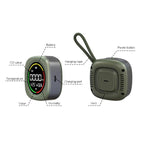 K5A 3 In1 Carbon Monoxide Temperature Humidity Detector Outdoor Portable CO Detection Alarm, K5A