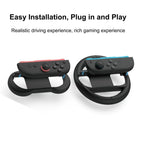 PGTECH 10-In-1 Accessory Bundle For Nintendo Switch 2 Steering Wheels, Grips, Thumbstick Caps