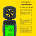 SMART SENSOR Handheld Digital High-Precision Wind Speed Meter