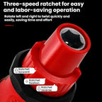 34 in 1 Manual Rubber-Coated Ratchet Screwdriver Repair Tool Set, 34 in 1