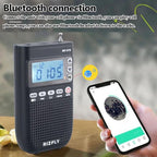 RIZFLY MY518 Portable FM/AM 2-Band Bluetooth Transmitter Radio
