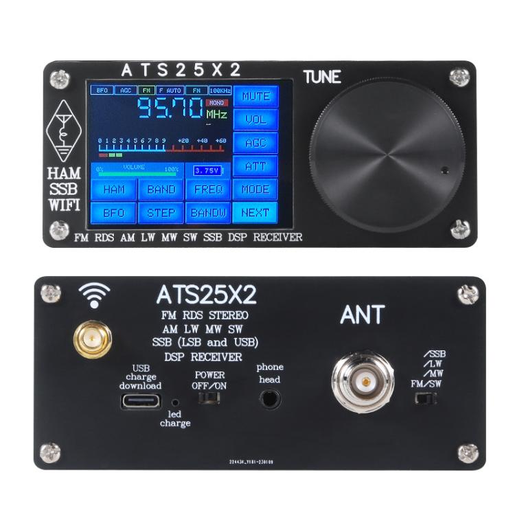 FM RDS APP Network WIFI Full Band Radio With Spectrum Scanning DSP Receiver, ATS25X2