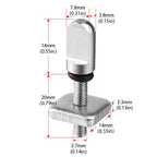 5pcs Surfboard Rudder Thumb Screw Paddle Board Tool Accessories, Regular, Short