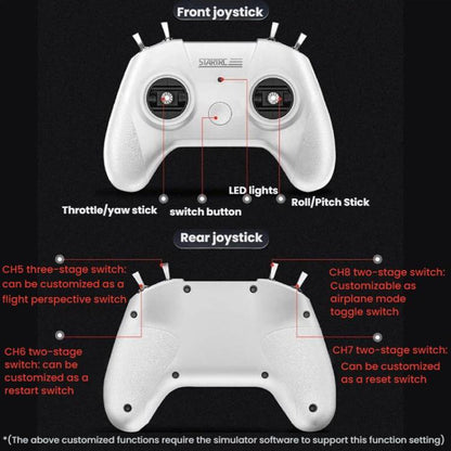 STARTRC S8 FPV Simulator Training Grip Modeling Drone Remote Controller